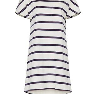 Madewell Navy and White Striped Mini Dress